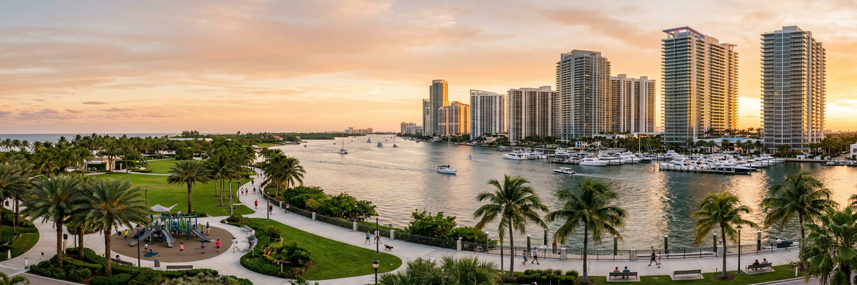 Scenic view of Aventura, Florida