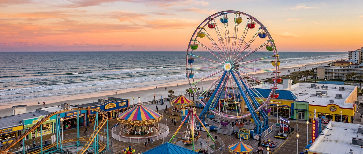Scenic view of Daytona Beach, Florida