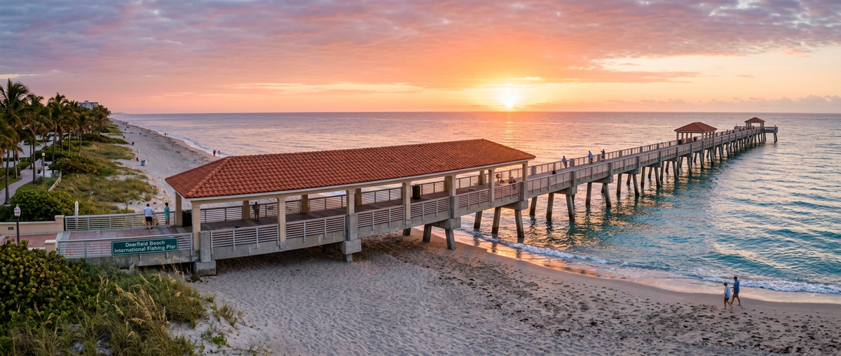 Scenic view of Deerfield Beach, Florida