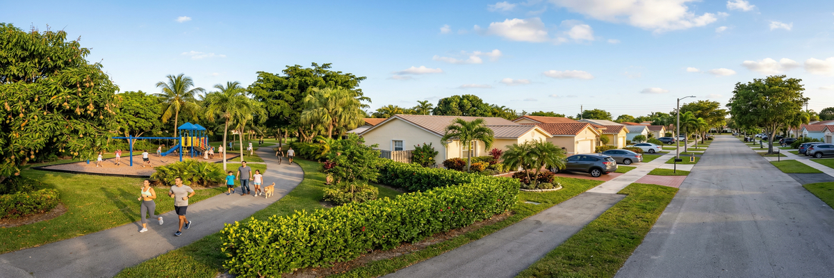 Scenic view of Hialeah Gardens, Florida