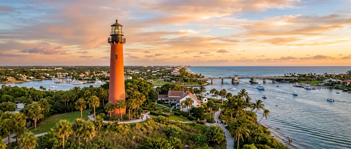 Scenic view of Jupiter, Florida