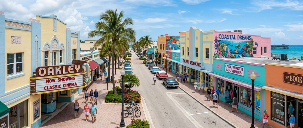 Scenic view of Lake Worth, Florida