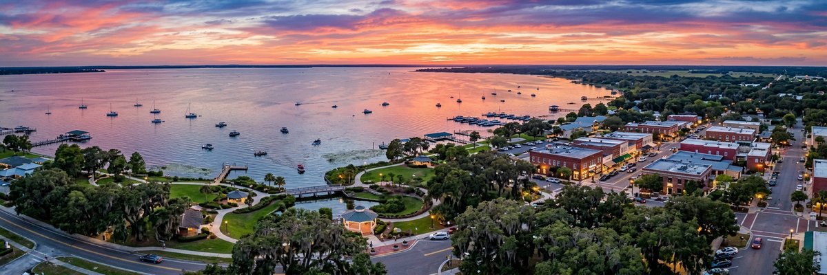Scenic view of Leesburg, Florida