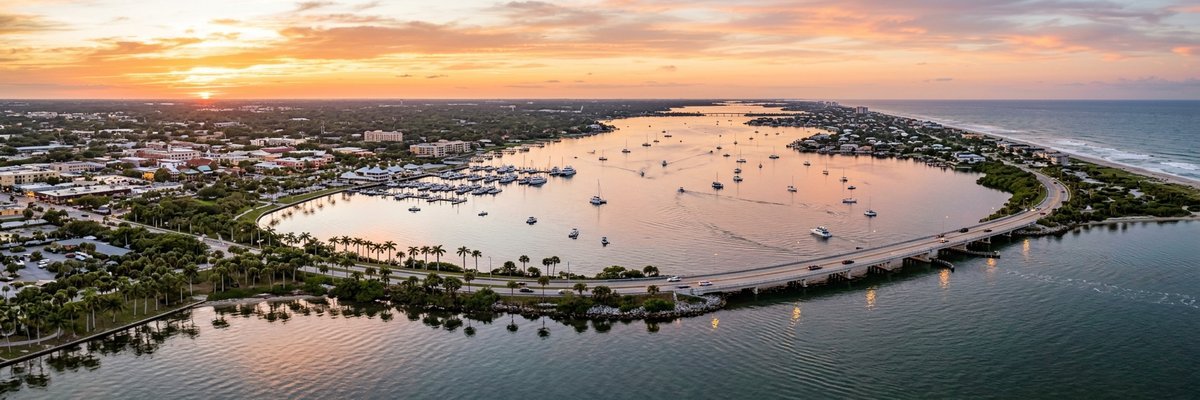 Scenic view of Melbourne, Florida