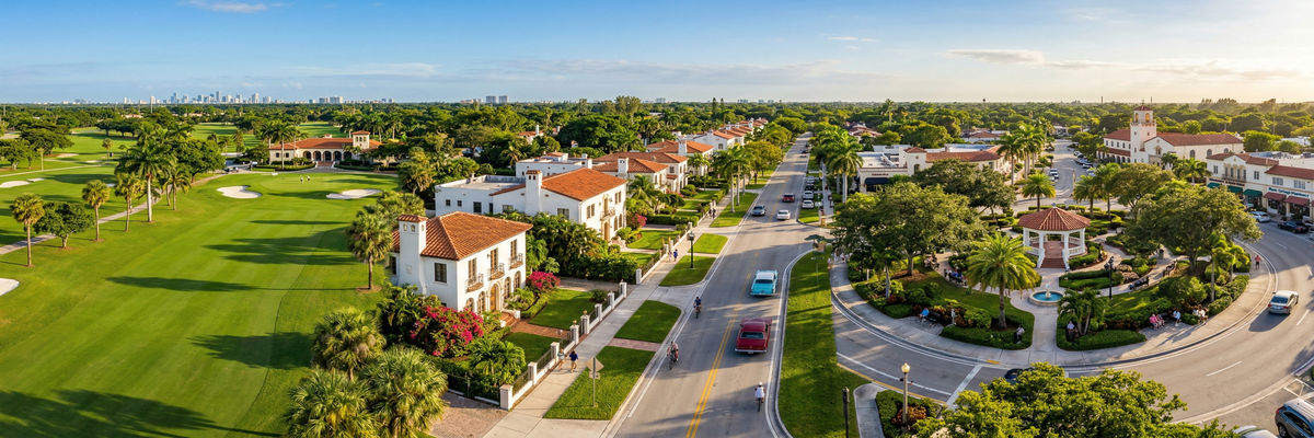 Scenic view of Miami Springs, Florida