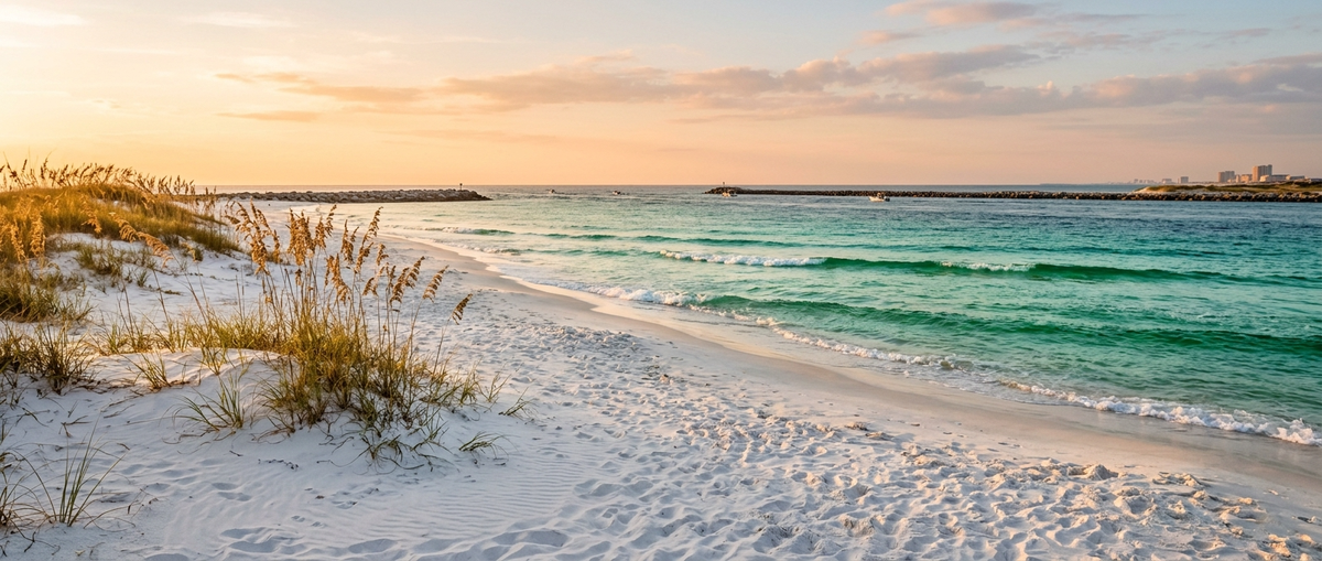 Scenic view of Panama City, Florida