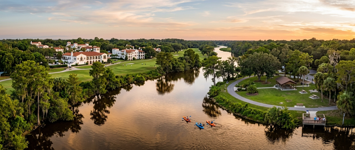 Scenic view of Temple Terrace, Florida