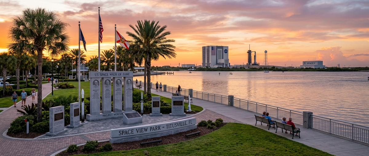 Scenic view of Titusville, Florida