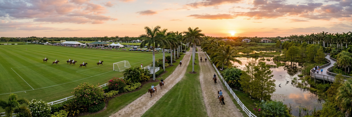 Scenic view of Wellington, Florida