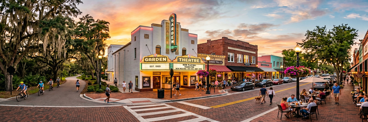 Scenic view of Winter Garden, Florida